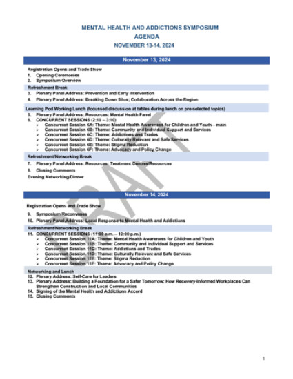 2024 Symposium Draft Agenda